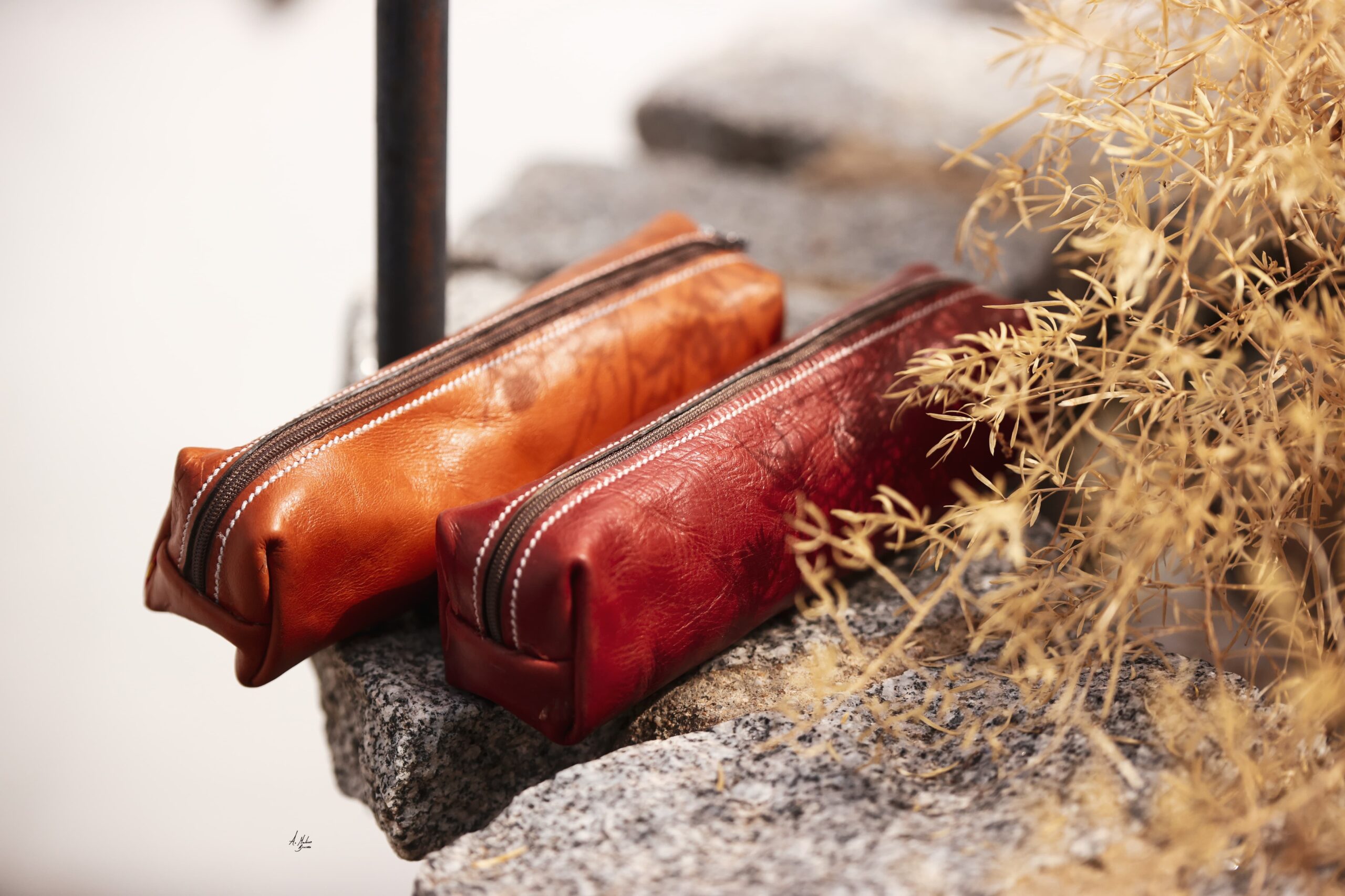 Estuche de cuero