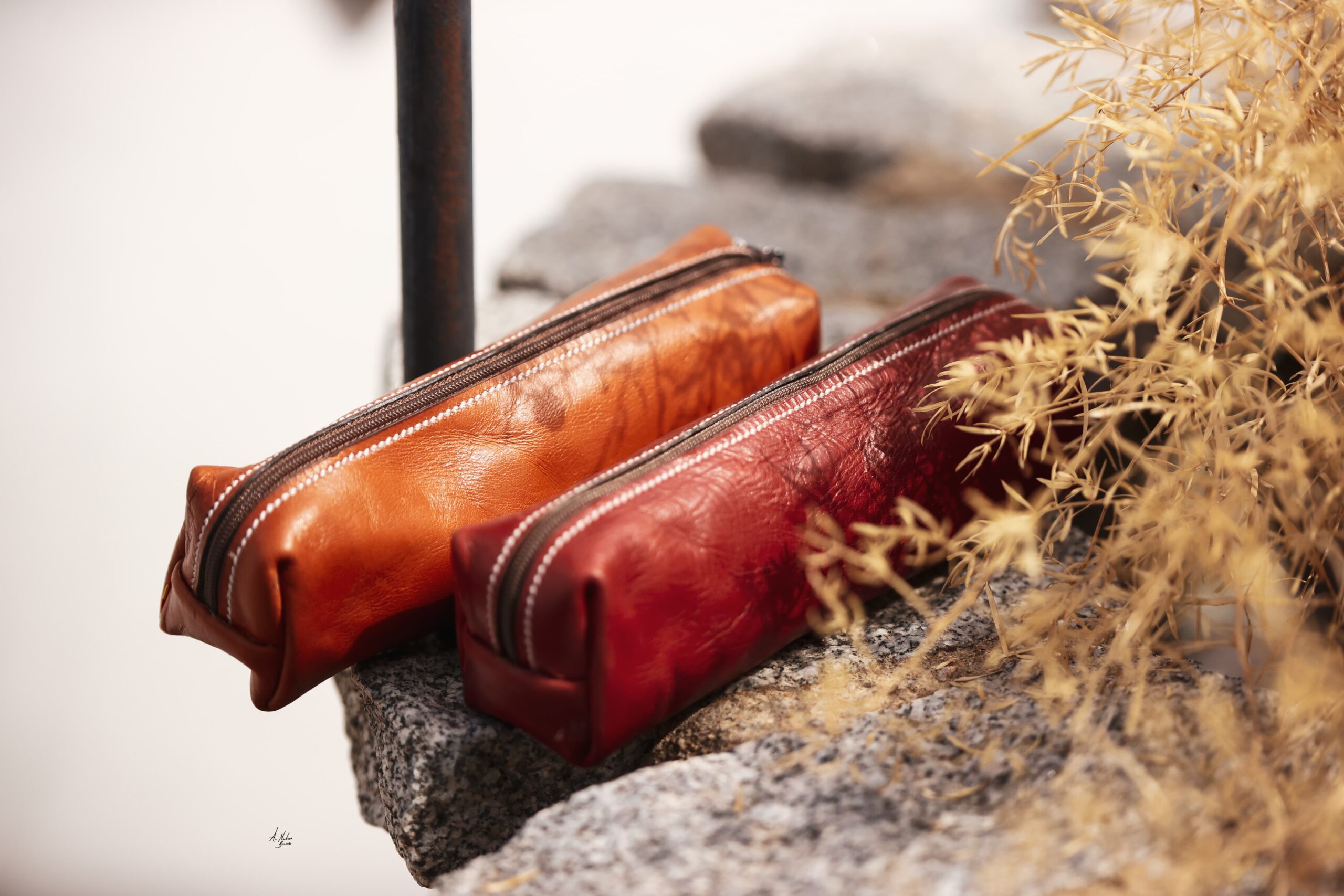 Estuche de cuero