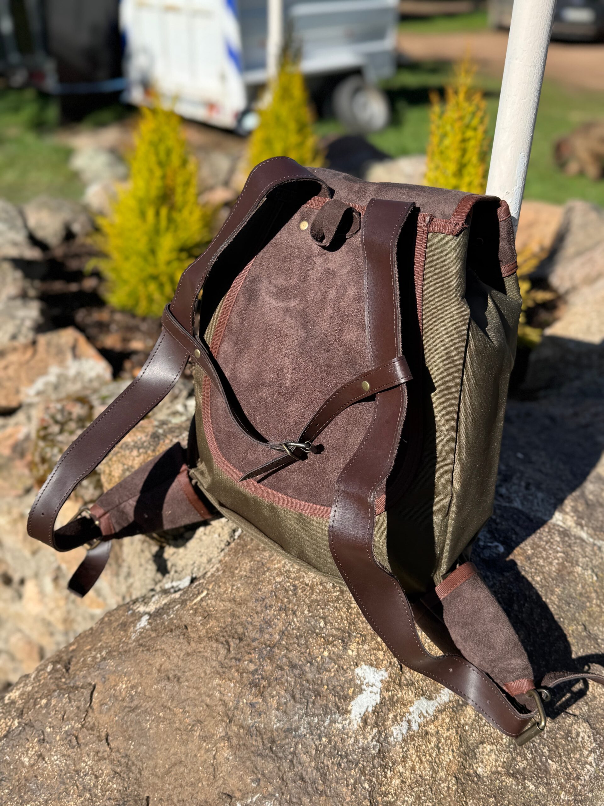 Mochila de lona