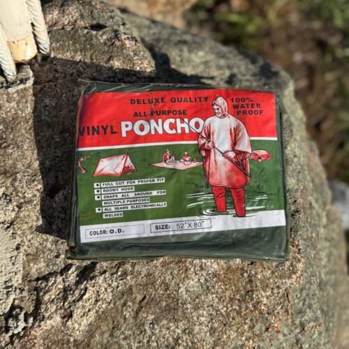 Poncho impermeable ECO verde